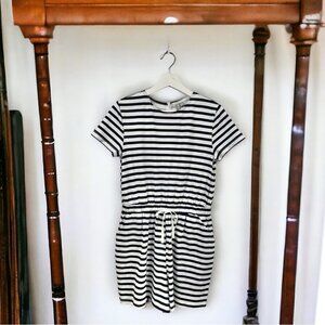 * ASOS White and Navy Striped Short Sleeve Romper Size 6
